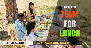 Fostering Team Bonding: A Guide to Inviting Colleagues for Lunch