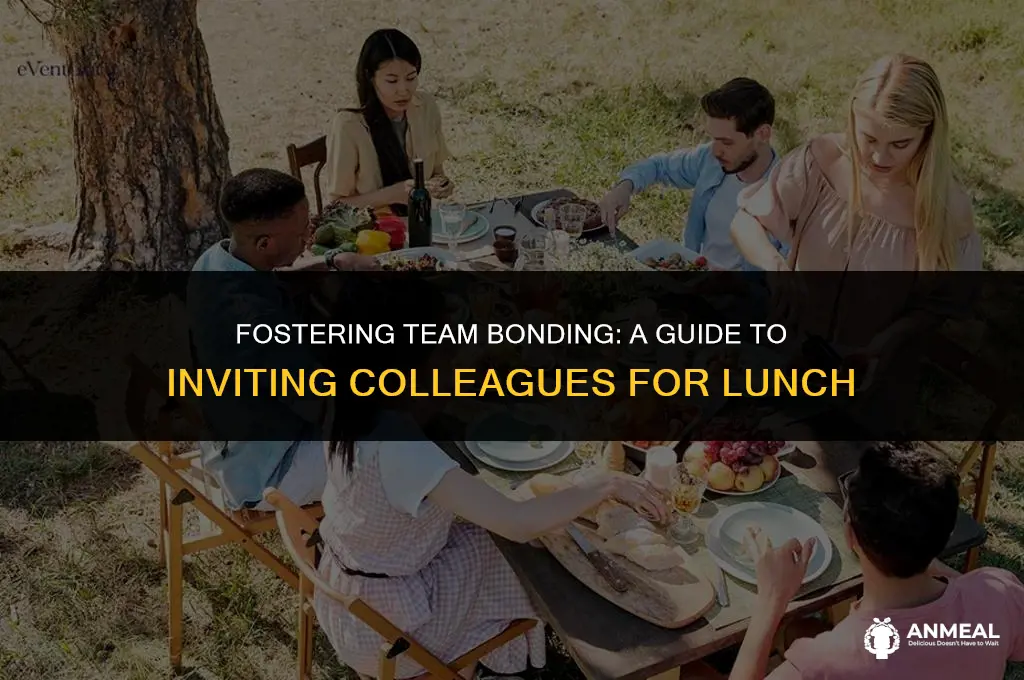 how to invite team for lunch