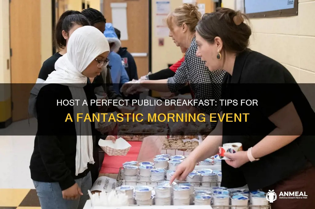 how to invite the public for a fantastic breakfast