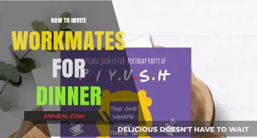 Hosting Workmates: Tips for Inviting Colleagues to a Dinner Gathering