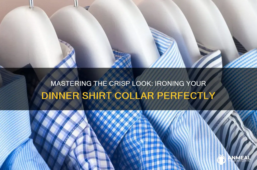 how to iron a dinner shirt collar