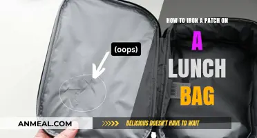 Effortlessly Ironing Patches onto Lunch Bags: A Step-by-Step Guide