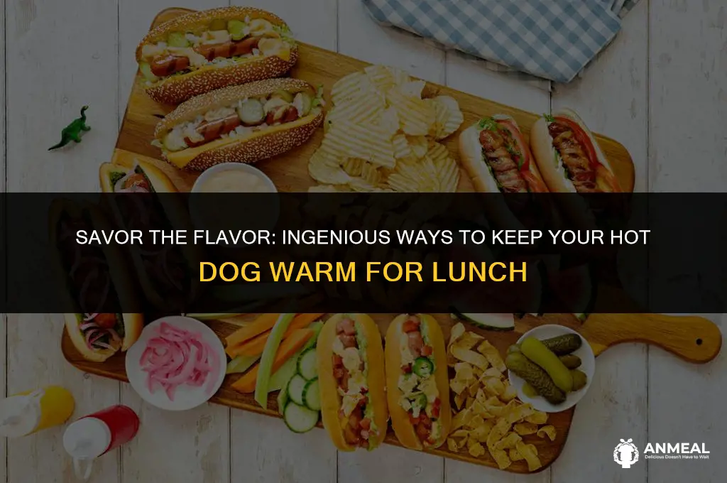 how to keep a hot dog warm for lunch