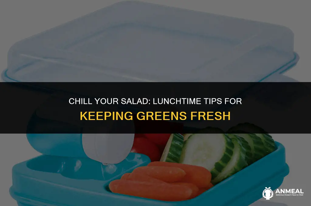 how to keep a salad cold for lunch