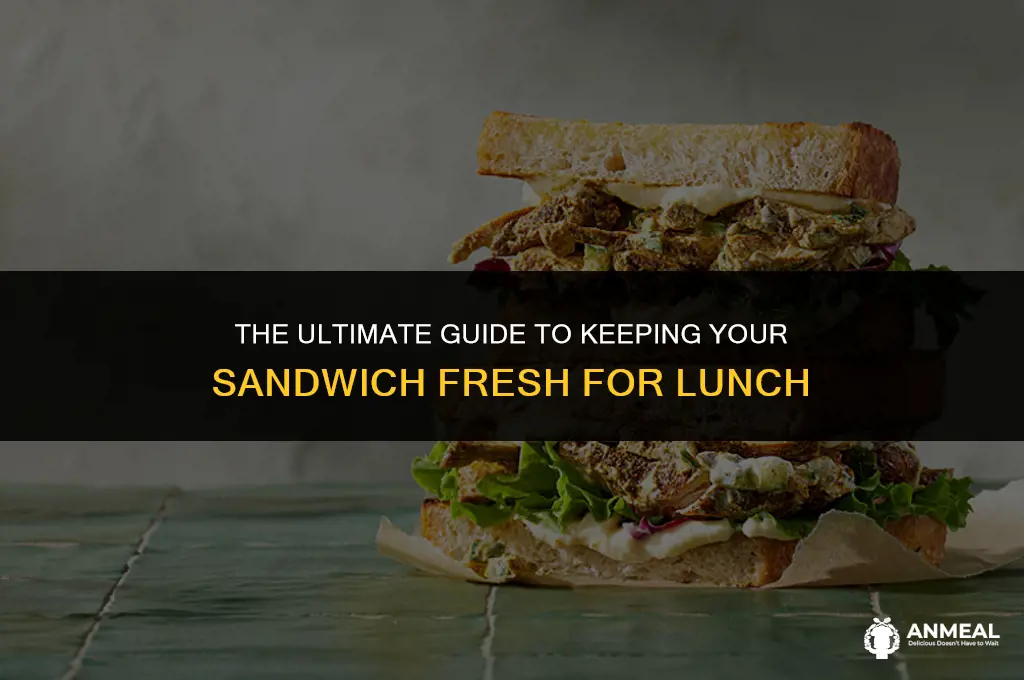 how to keep a sandwich fresh for lunch