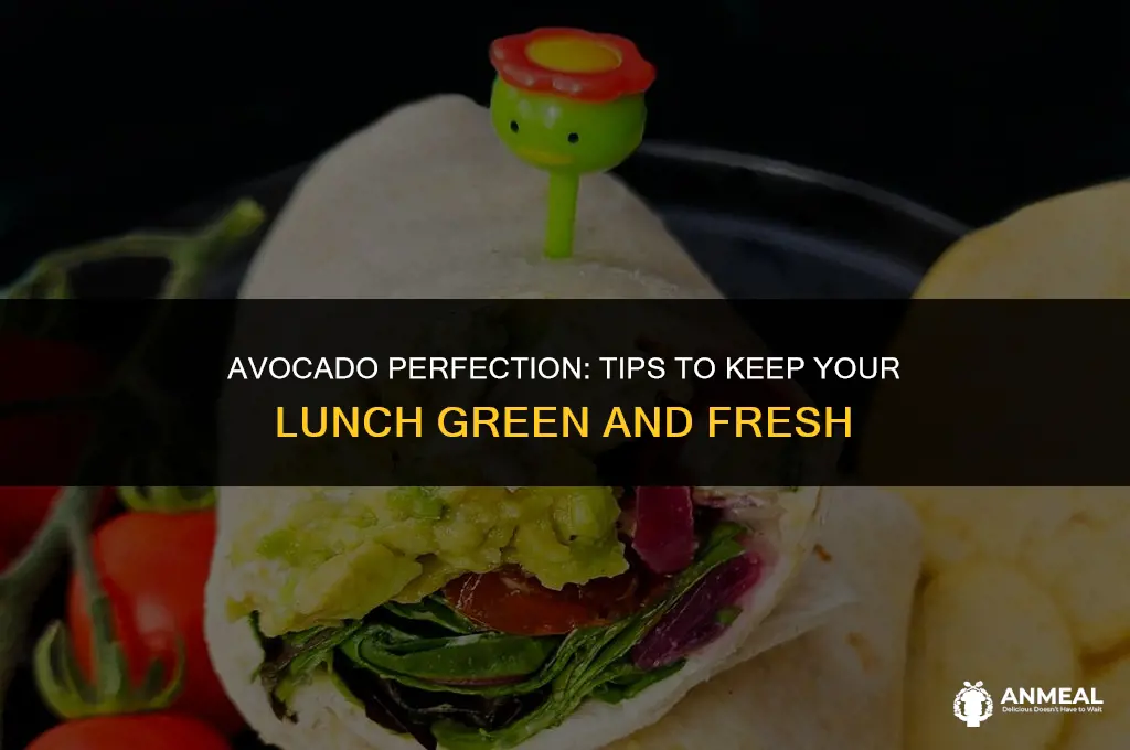 how to keep avocado green for lunch
