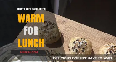 Bagel Bites Bliss: Lunchtime Warmth in Every Bite