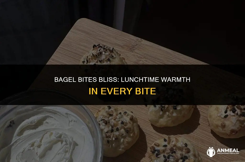 how to keep bagel bites warm for lunch
