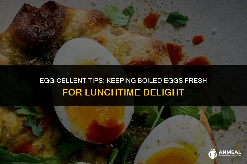 how to keep boiled eggs fresh for lunch