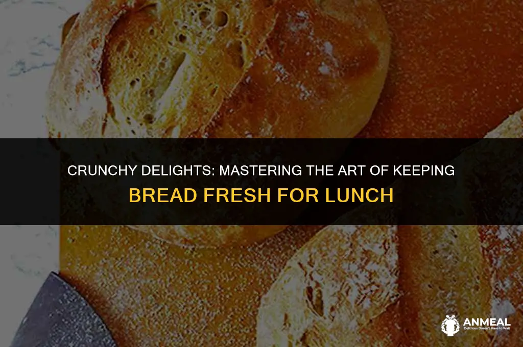 how to keep bread crunchy lunch