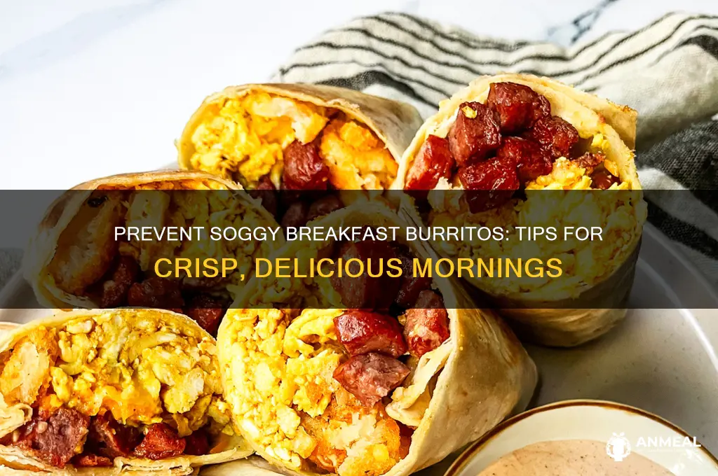 how to keep breakfast burritos from getting soggy