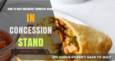 Warm Breakfast Burritos: Concession Stand Heating Tips and Tricks