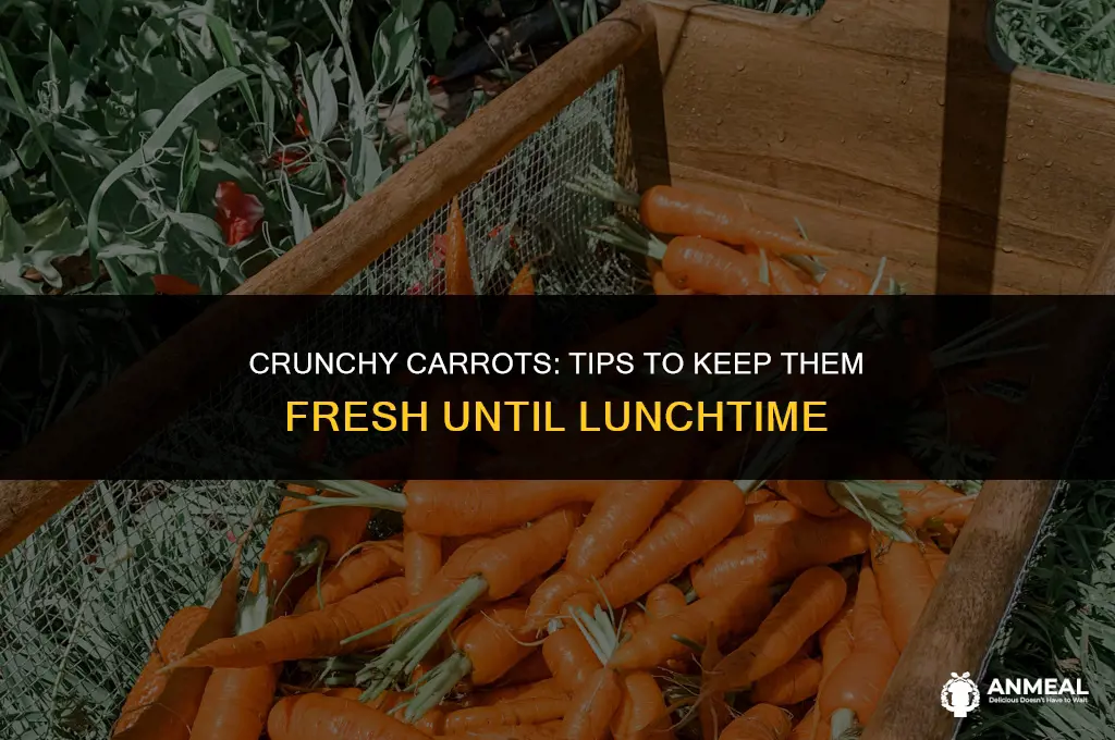 how to keep carrots fresh until lunch