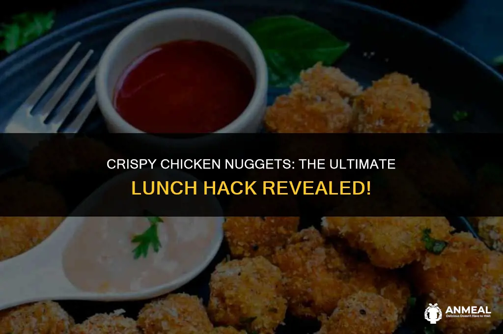 how to keep chicken nuggets crispy for lunch