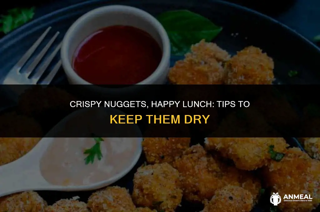 how to keep chicken nuggets from getting soggy in lunch