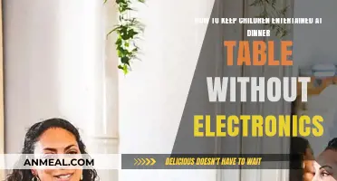 Engaging Dinner Table Activities for Kids Without Screens