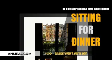 Quick Cocktail Tips: Maximize Mingling, Minimize Wait Time Before Dinner