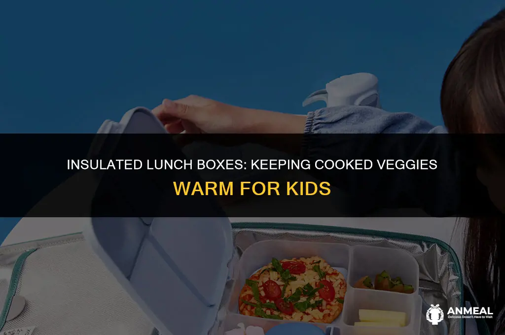 how to keep cooked veggies warm in a kids lunch