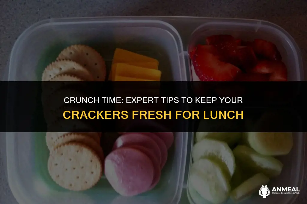 how to keep crackers fresh for lunch