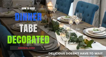 Elegant Dinner Table Decor: Simple Tips for a Stunning Setup