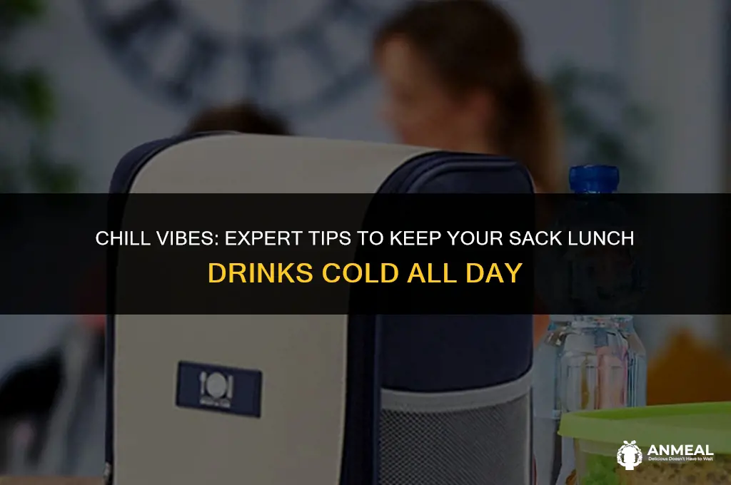 how to keep drinks cold in sack lunch