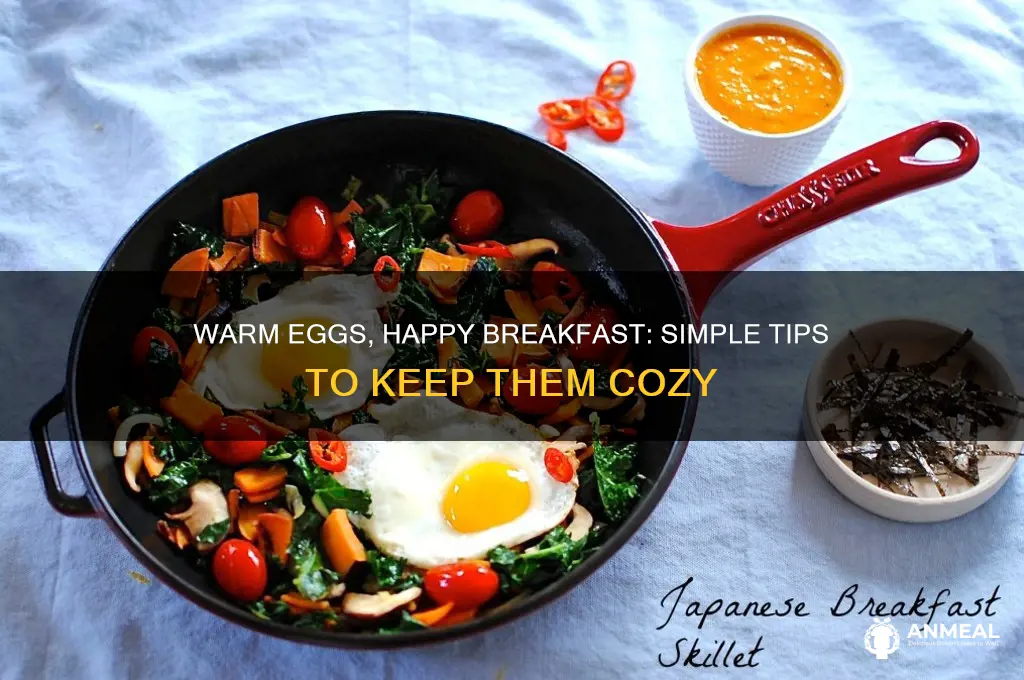 how to keep eggs warm while you finish breakfast