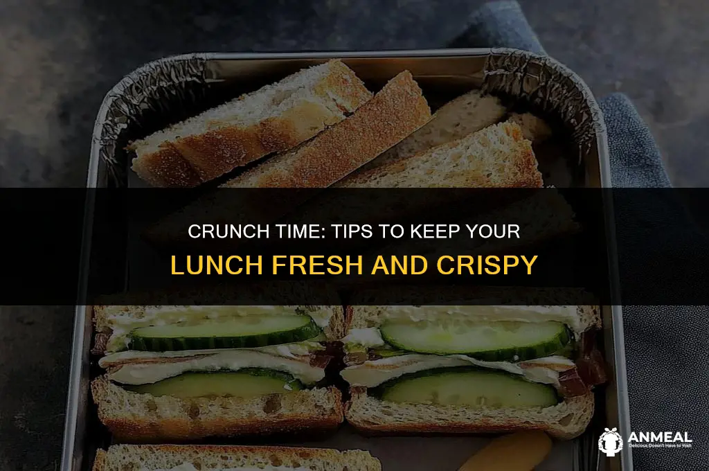 how to keep food crunchy for lunch