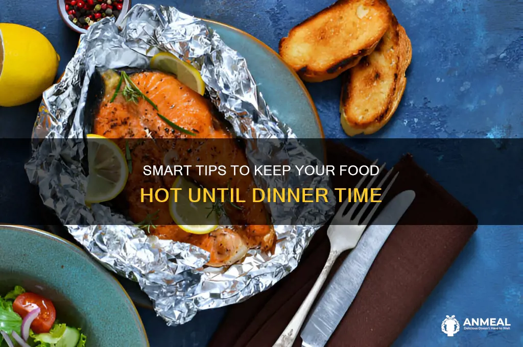 how to keep food hot before dinner is ready
