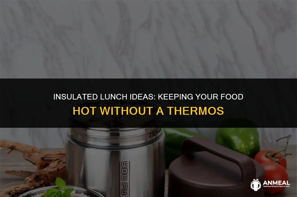how to keep food hot for lunch without thermos