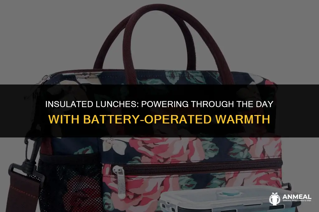 how to keep food hot for lunches battery