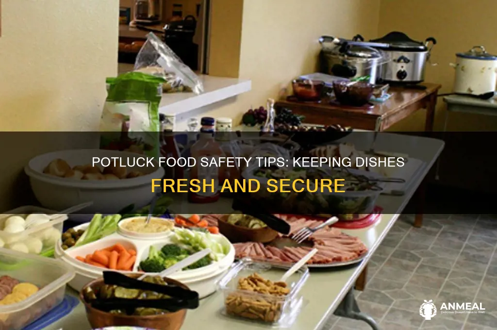 how to keep foods safe for a potluck dinner