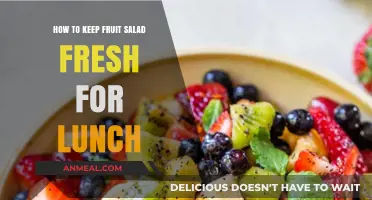 Freshness Preserved: Tips for Keeping Fruit Salad Vibrant Until Lunchtime