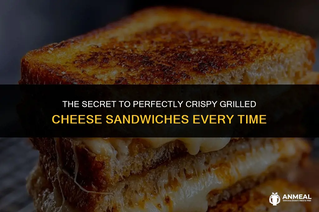 how to keep grilled cheese crispy for lunch