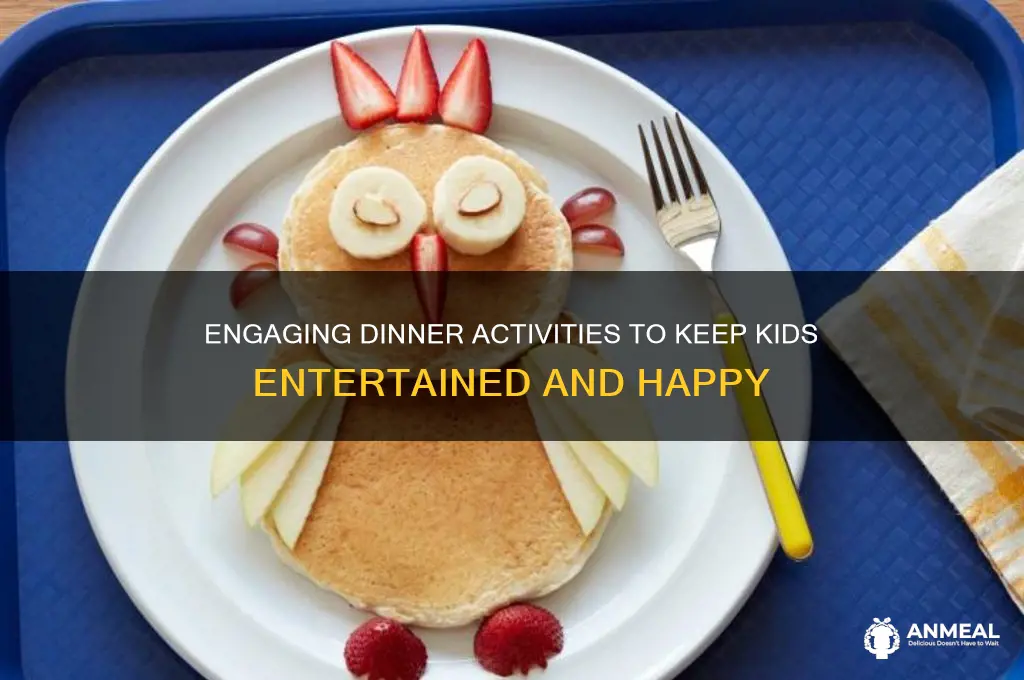how to keep kids occupied at dinner