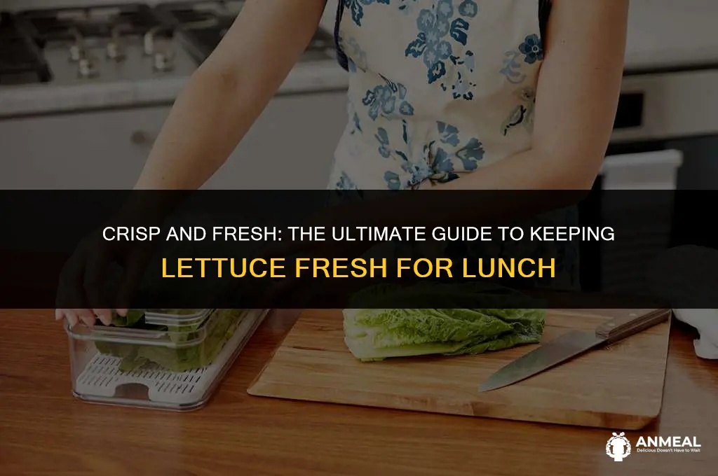 how to keep lettuce fresh for lunch