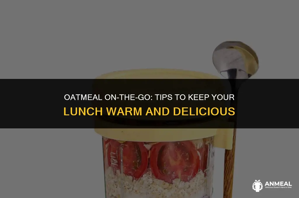 how to keep oatmeal warm in lunch