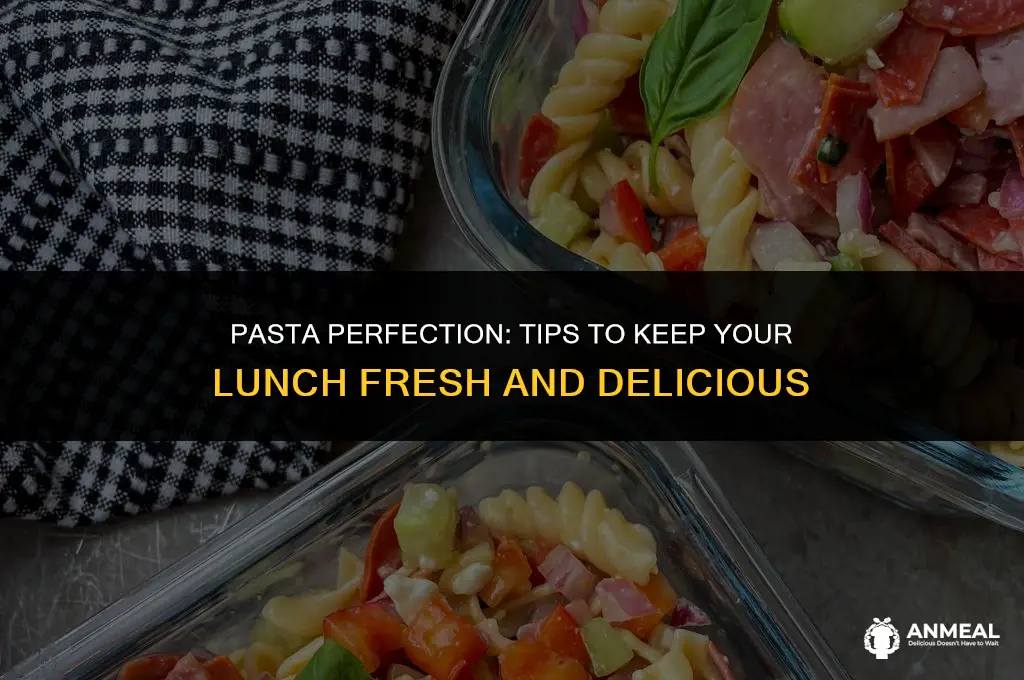 how to keep pasta fresh for lunch