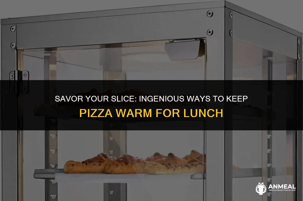 how to keep pizza slice warm for lunch