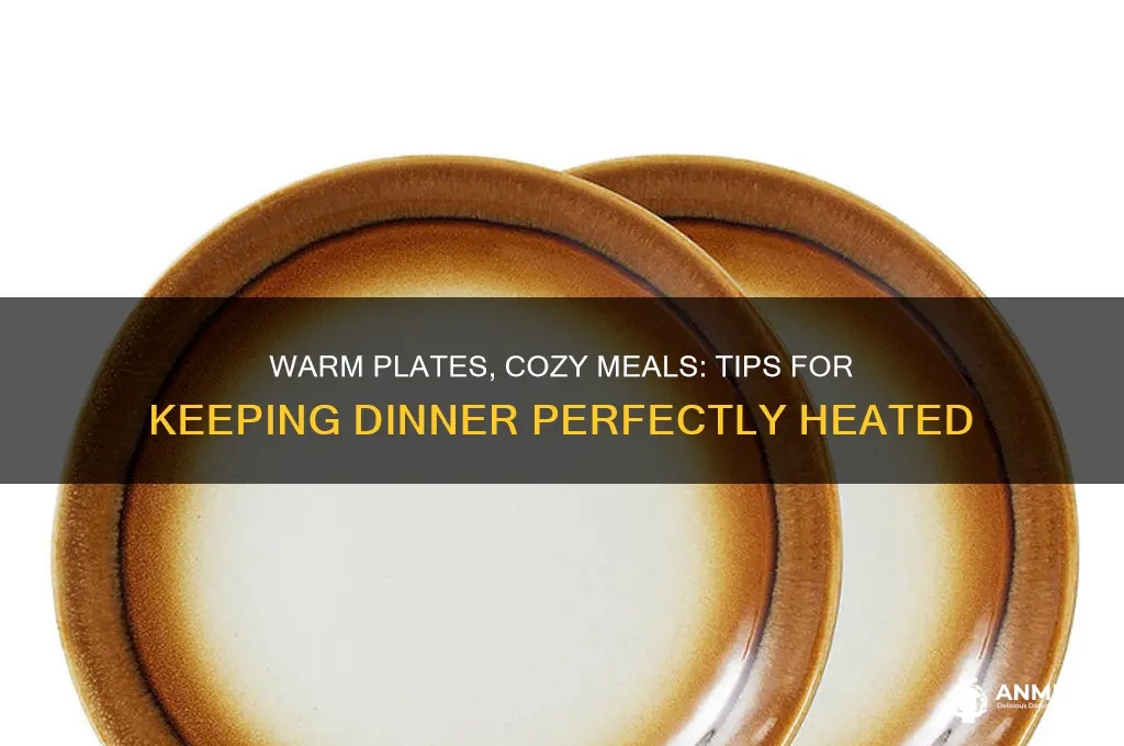 how to keep plates warm for dinner