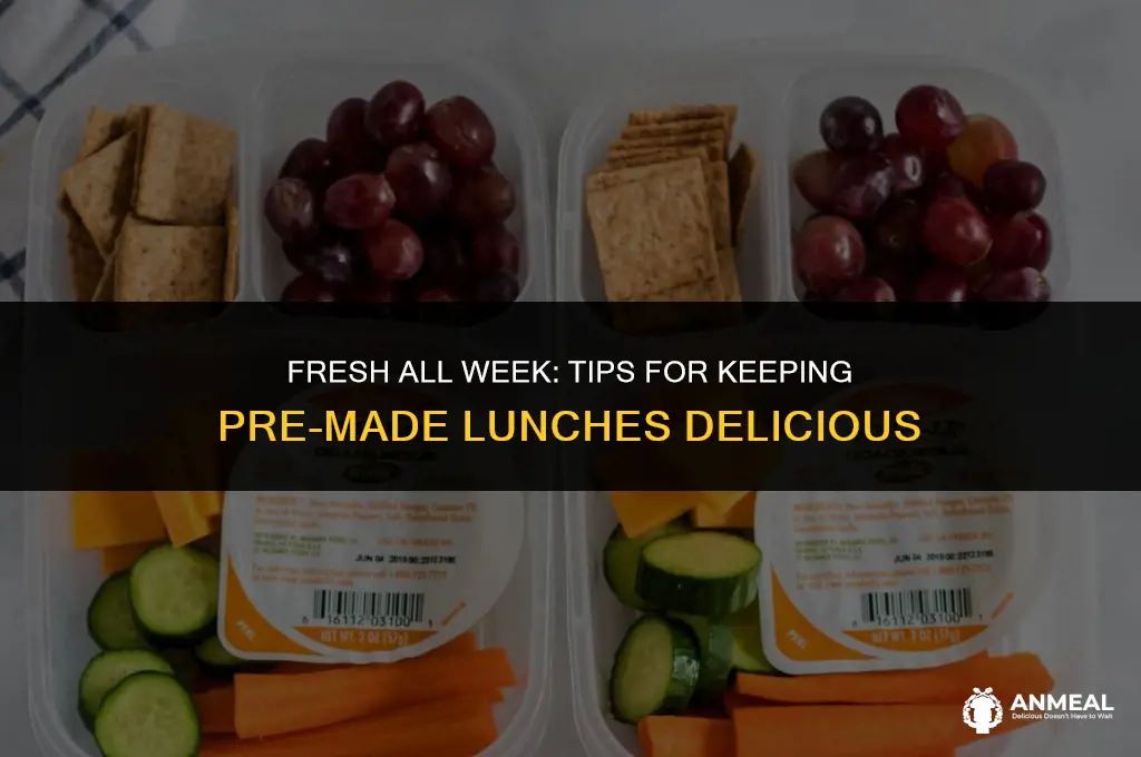 how to keep pre made lunches good all week