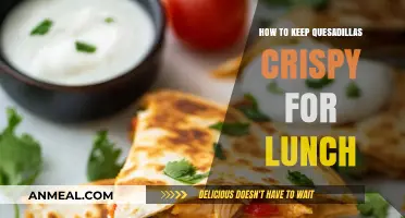 The Secret to Perfectly Crispy Quesadillas for Lunch