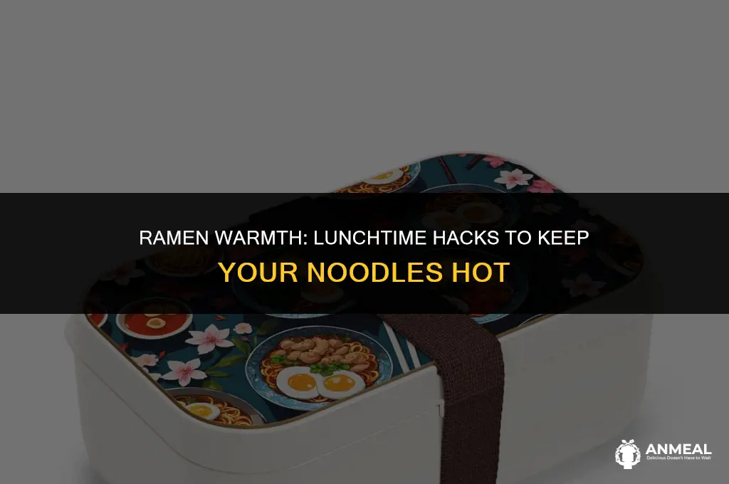 how to keep ramen warm for lunch