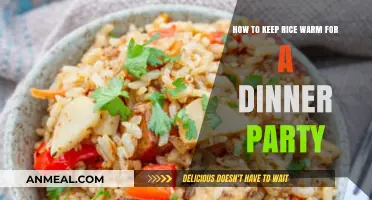 Perfectly Warm Rice: Tips for Hosting Stress-Free Dinner Parties