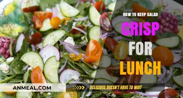 Freshness Preserved: Tips to Keep Your Salad Crisp for Lunch