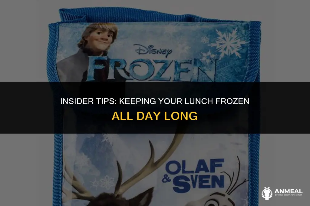 how to keep something frozen in a lunch bag