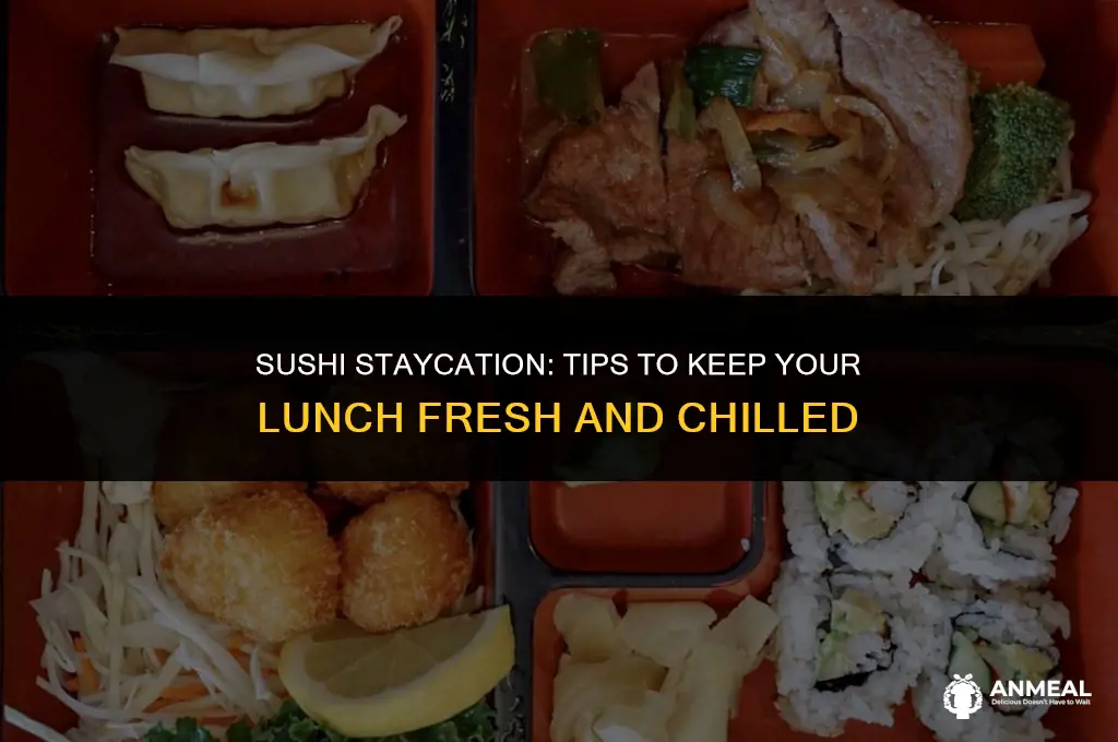 how to keep sushi cold for lunch