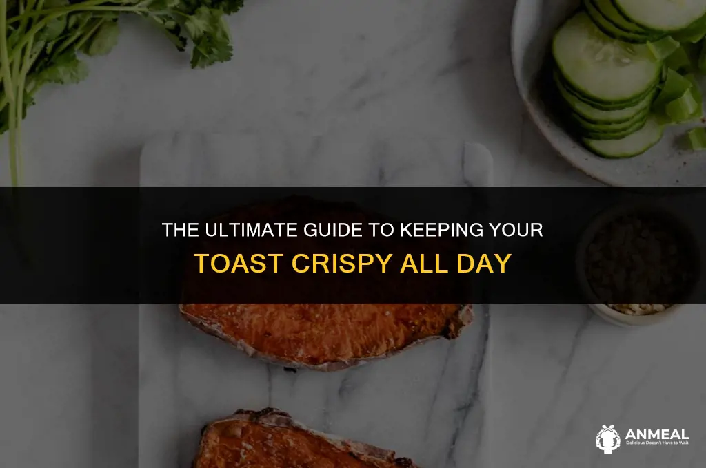 how to keep toast crispy for lunch