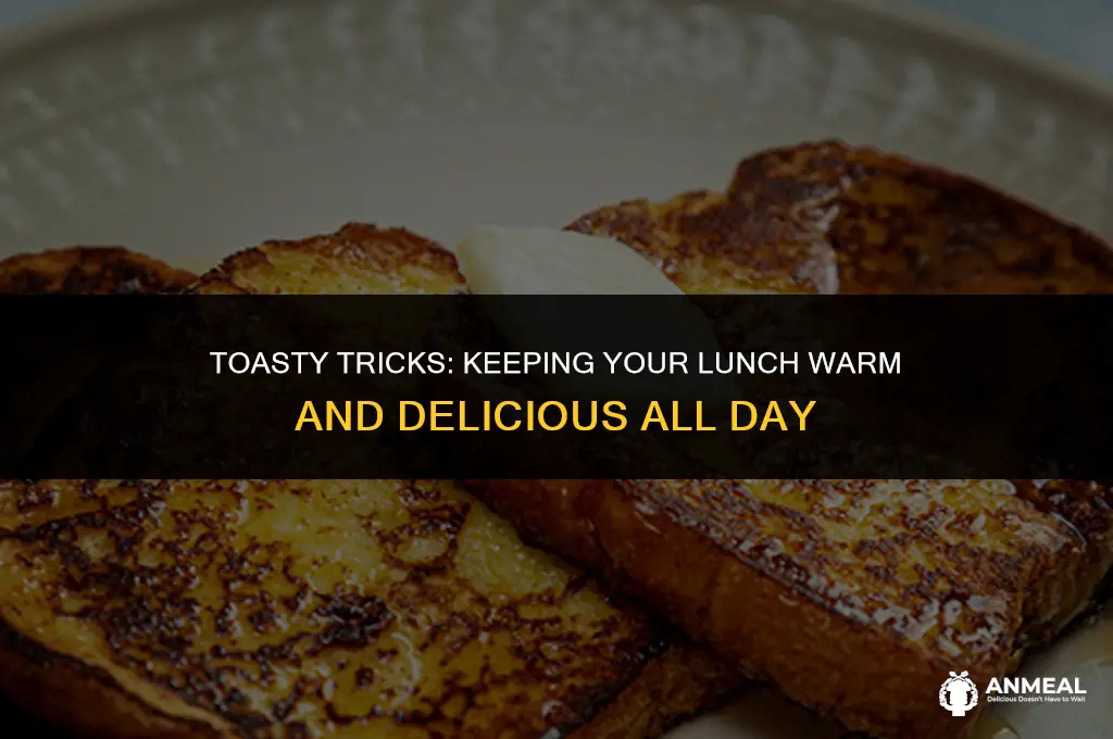 how to keep toast warm for lunch