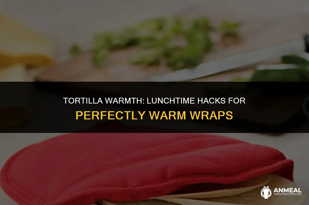 how to keep tortillas warm for lunch