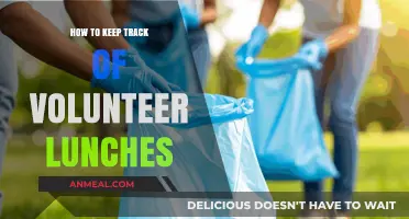 Organizing Volunteer Meals: A Guide to Efficient Lunch Tracking